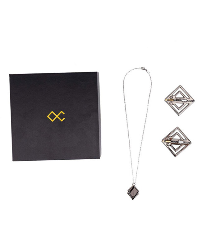 LOCKINK - Adjustable Nipple Clamps with Light Pendant Gray