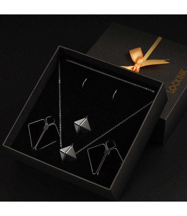 LOCKINK - Nipple Clamps with Heavy Pendant - grey