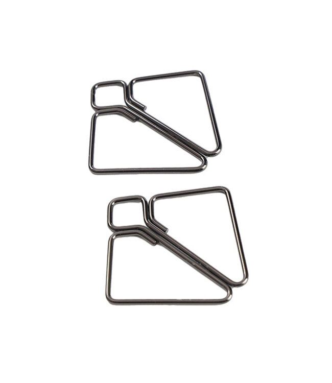 LOCKINK - Nipple Clamps with Heavy Pendant - grey