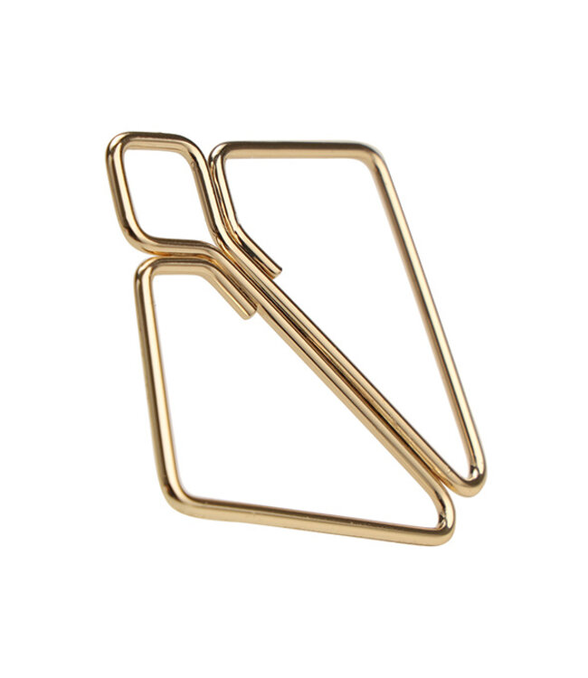 LOCKINK -  Nipple Clamps with Heavy Pendant - gold