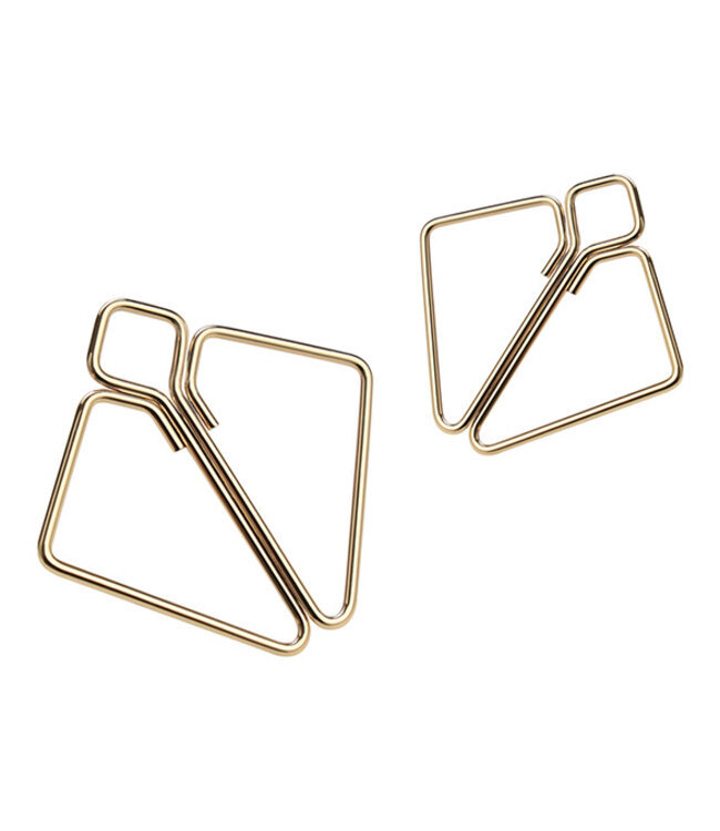 LOCKINK -  Nipple Clamps with Heavy Pendant - gold