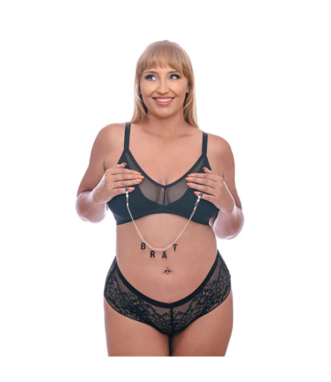 Sportsheets - Sex & Mischief Brat Charmed Nipple Clamps