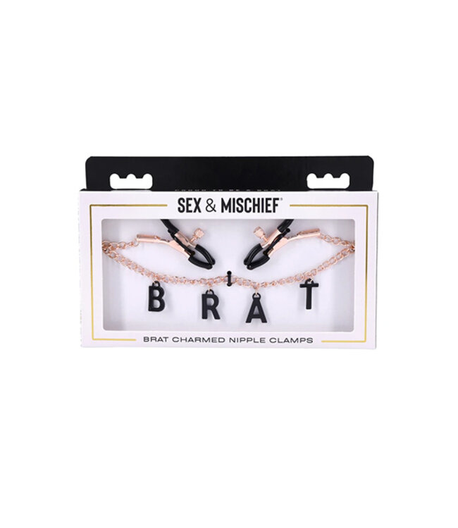 Sportsheets - Sex & Mischief Brat Charmed Nipple Clamps