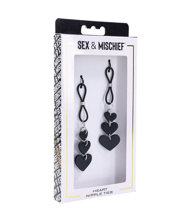 Sportsheets - Sex & Mischief Heart Nipple Ties