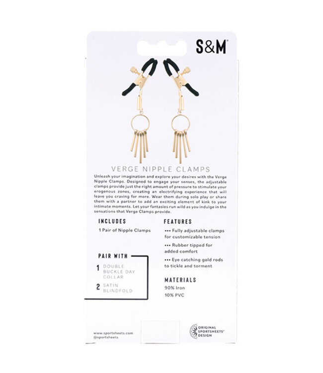 Sportsheets - Sex & Mischief Verge Nipple Clamps