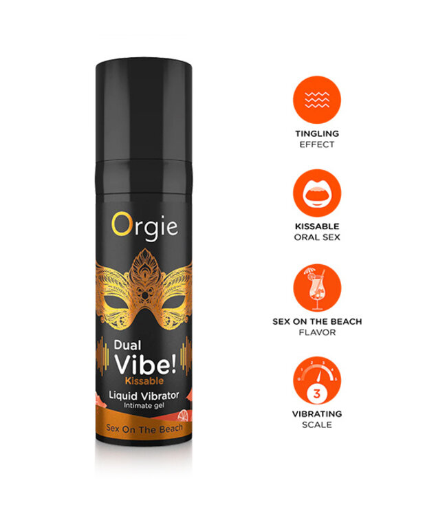 Orgie - Dual Vibe Sex On The Beach Kissable Liquid Vibrator