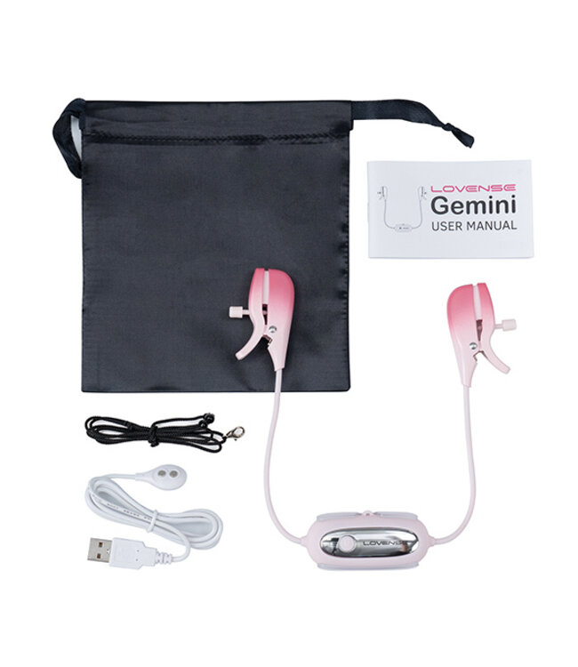 Lovense - Gemini App-Controlled Vibrerende Tepelklemmen