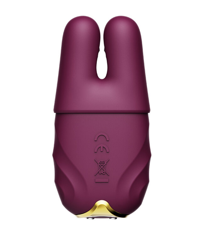 Zalo - Nave Draadloze Vibrerende Tepelklemmen Paars
