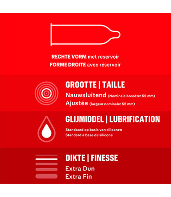 Durex - Condooms Thin Feel Extra Dun 10 st.