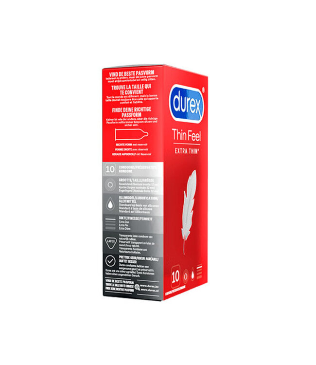 Durex - Condooms Thin Feel Extra Dun 10 st.