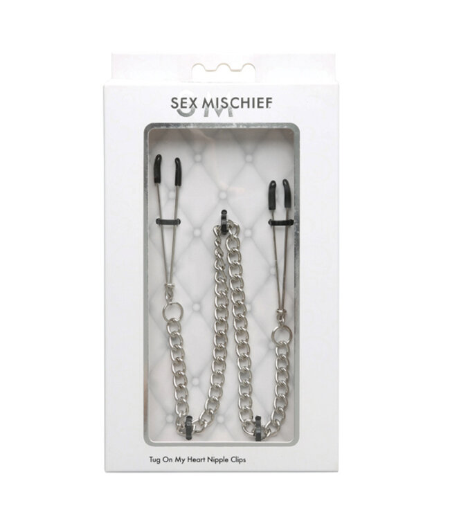 Sportsheets - Sex & Mischief Tug on my Heart Nipple Clips