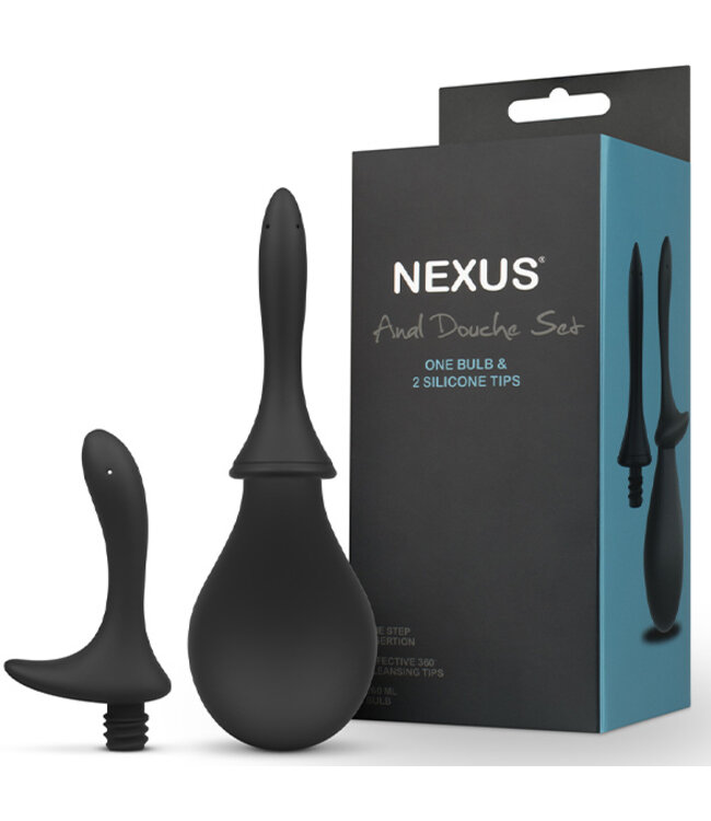Nexus - Douche Set Anal Douche 260 ml with Two Sillicone Nozzles