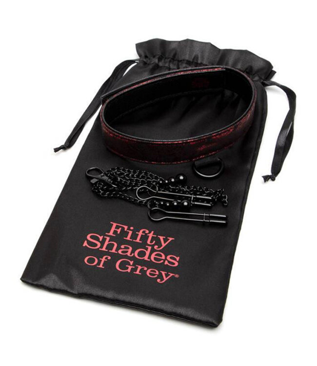 Fifty Shades of Grey - Sweet Anticipation Halsband Tepelklemmen