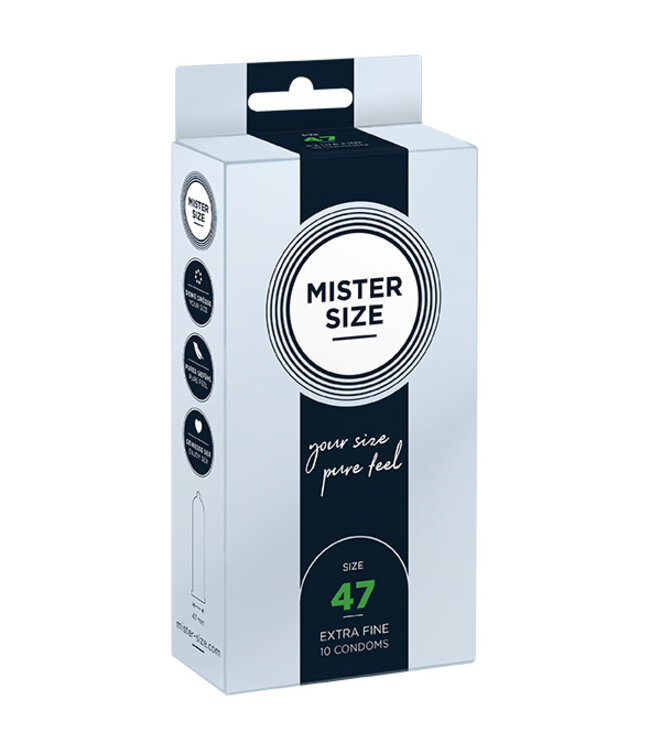 Mister Size - 47 mm Condooms 10 Stuks