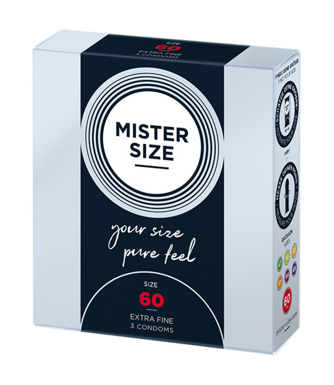 Mister Size - 60 mm Condooms 3 Stuks