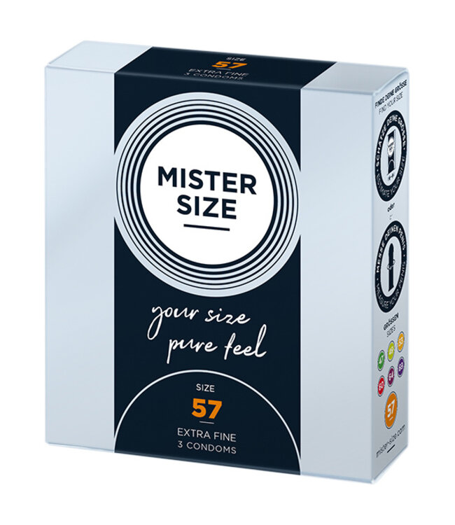 Mister Size - 57 mm Condooms 3 Stuks