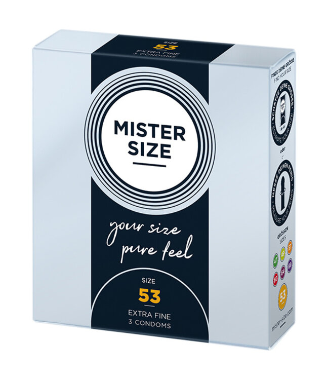 Mister Size - 53 mm Condooms 3 Stuks
