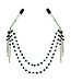Sportsheets Sportsheets - Sincerely Black Jeweled Nipple Clips