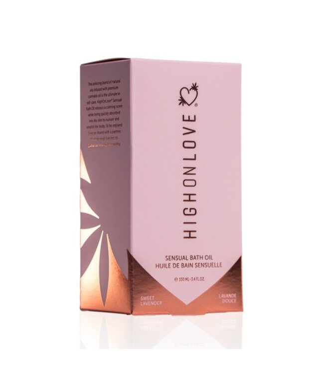 HighOnLove - Bad Olie Lavendel Honing 100 ml