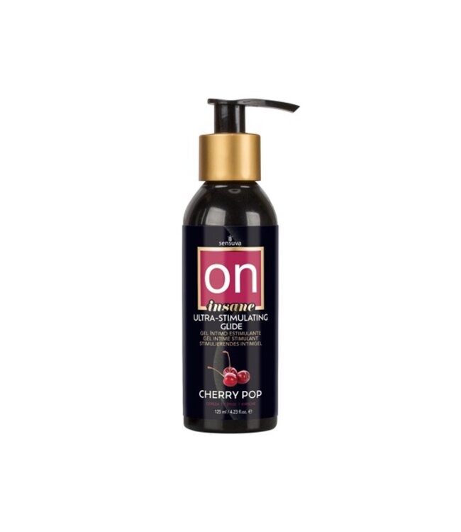 Sensuva - Ultra-Stimulating ON Insane Glijmiddel Kers 125 ml