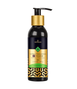 Sensuva Sensuva - Ultra-Stimulating ON Insane Glijmiddel Caramel Appel 125 ml