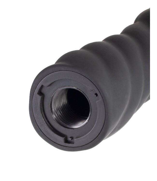 Rimba Latex Play - Verwisselbare Dildo voor Strap-on - Zwart