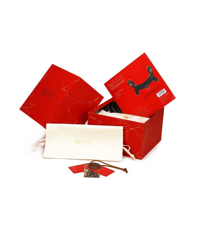 Liebe Seele - Leren Borstharnas - Zwart, Bruin & Goud