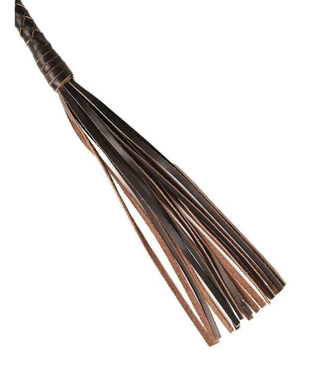 Liebe Seele - Leren Zweep - Zwart & Bruin