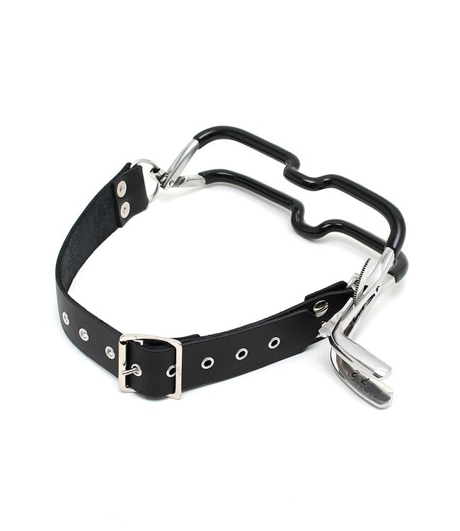 Rimba Bondage Play - Jennings mondklem met nekriem