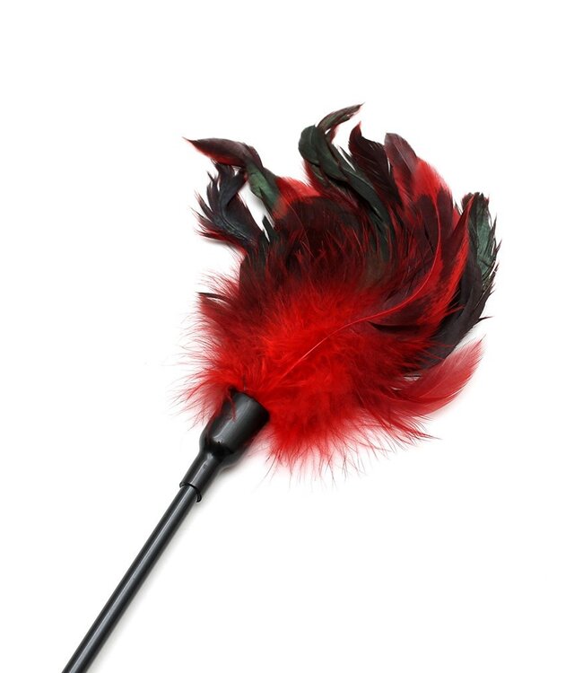 Rimba Bondage Play - Double Pleasure Whip - Rood + Zwart