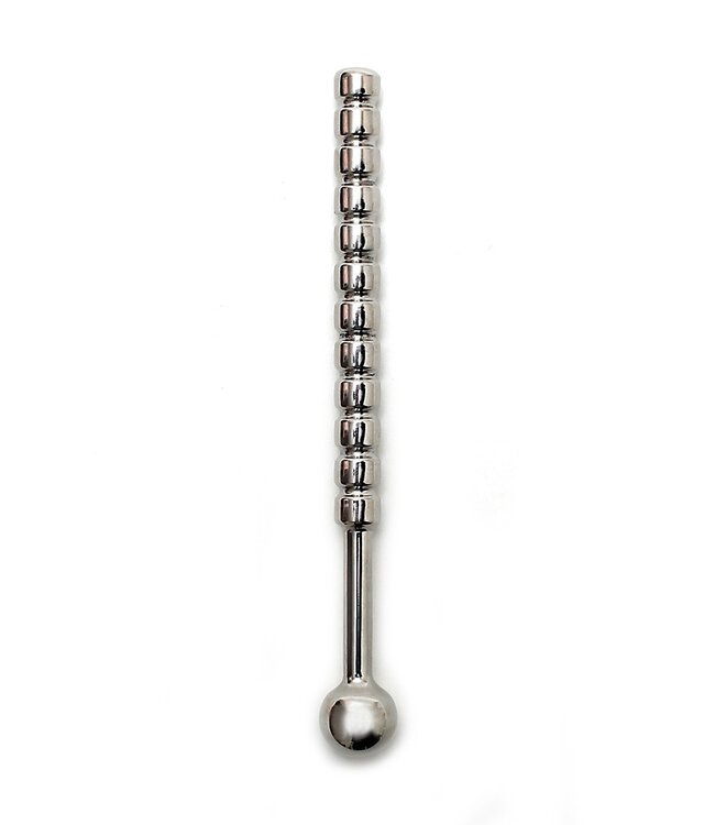 Rimba - Ribbed Urethral plug hollow Ø 10 mm