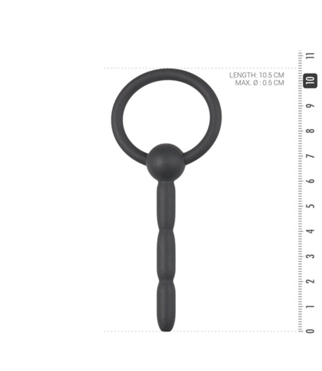 Geribbelde Holle Siliconen Penisplug