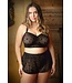 Curve Nova Star Print Halter Top Met French Knickers - Zwart
