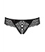 obsessive Miamor String Met Open Kruisje - Zwart