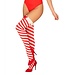 obsessive Kissmas Gestreepte Kerst Kousen