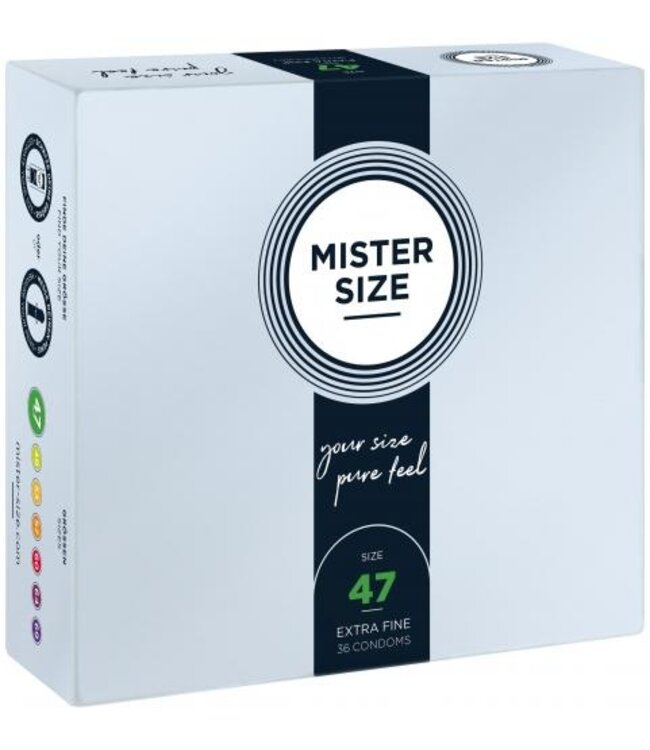 MISTER.SIZE 47 mm Condooms 36 stuks