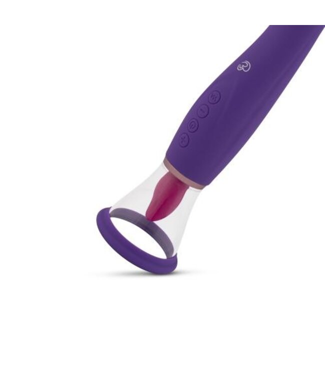 Pleasure Pump Met G-Spot Vibrator - Paars