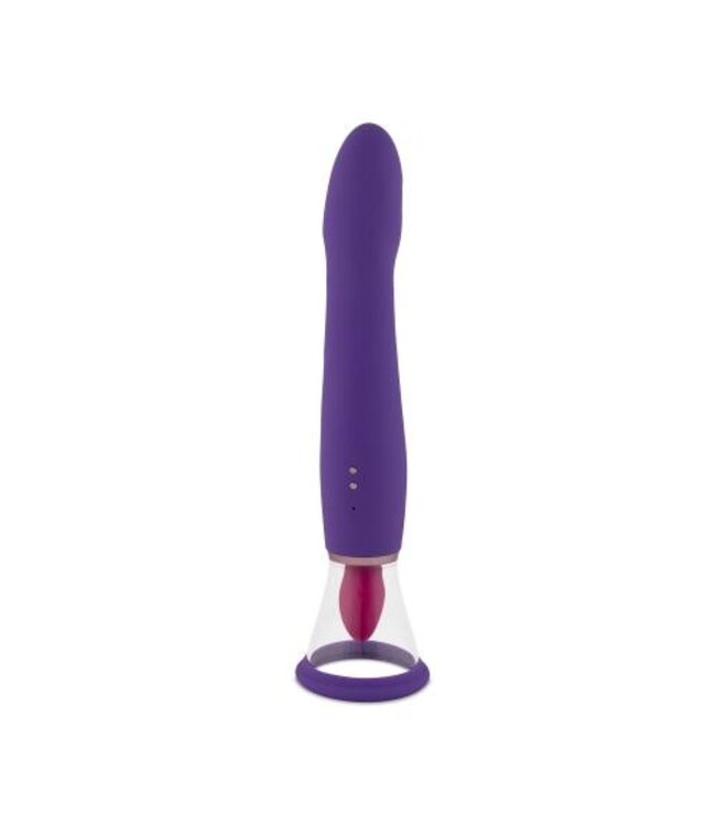 Pleasure Pump Met G-Spot Vibrator - Paars