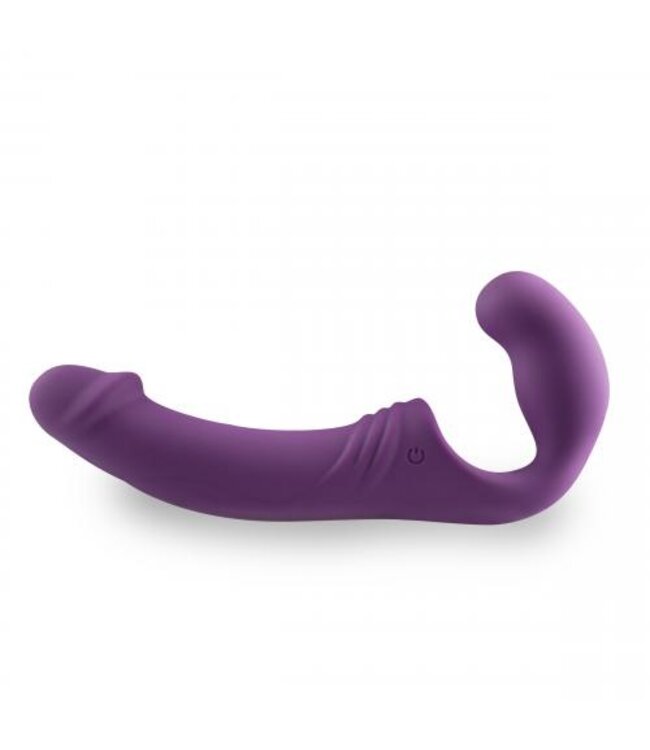Strapless Strap-On Vibrator - Paars