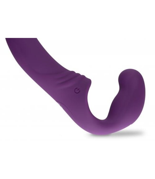 Strapless Strap-On Vibrator - Paars