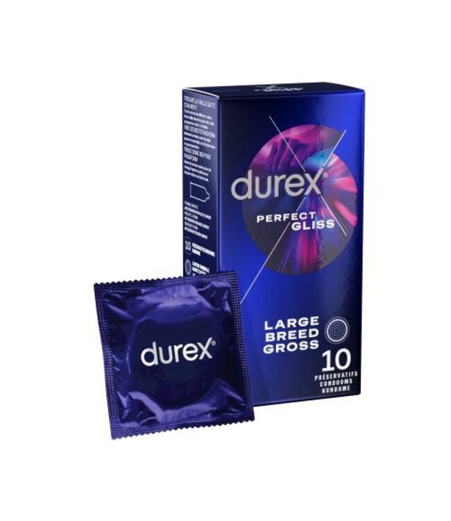 Durex Perfect Gliss Condooms - 10 stuks