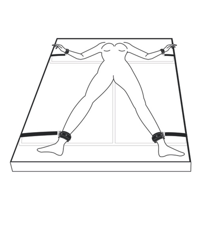Under Mattress Restraint Set