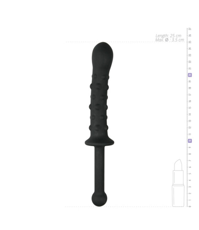 The Handler Dildo Met Handvat - Zwart
