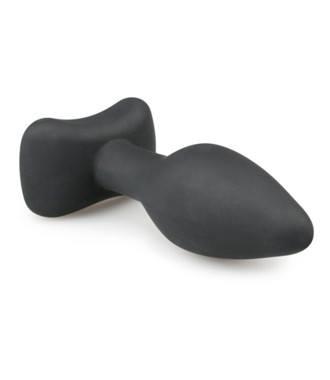 Kleine zwarte siliconen buttplug