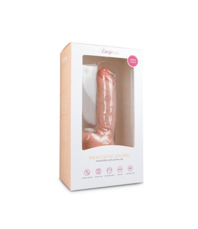 Realistische Dildo Met Balzak - 22,5 cm