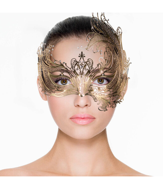 Easytoys Open Venetiaans Masker - Goudkleurig