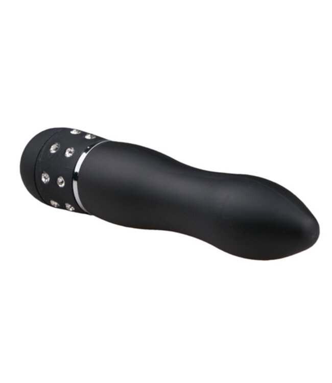 Easytoys Mini Vibrator Glad - Zwart