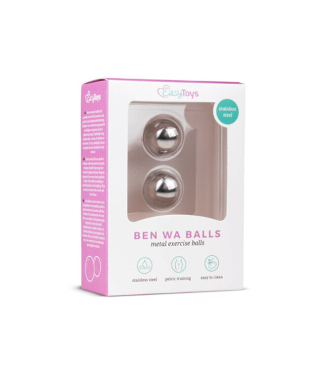 Zilverkleurige Ben Wa Ballen 19 mm