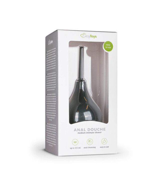 Easytoys Zwarte Anaal Douche - Medium