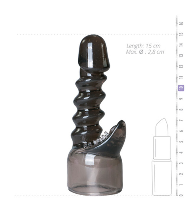 EasyToys Wand Collection – Opzetstuk Voor Clitoris Stimulatie - Zwart